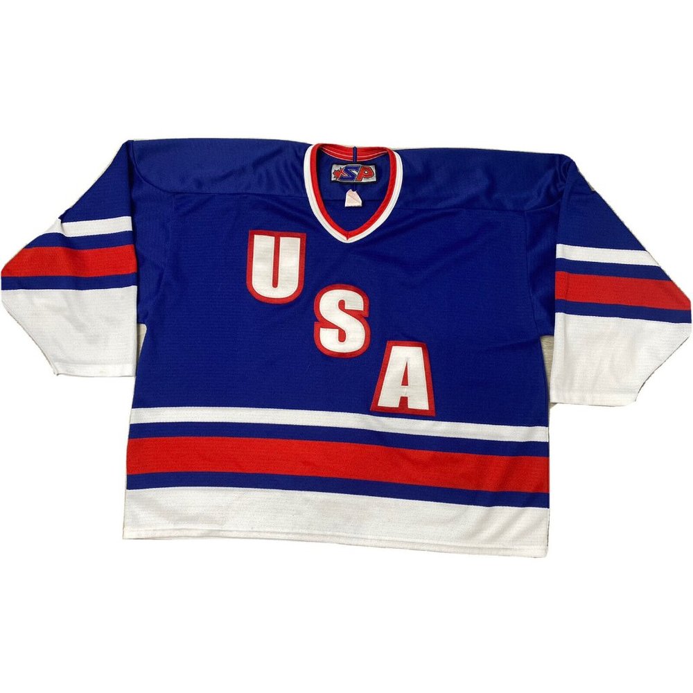 VTG Authentic USA National Team Hockey Jersey SP Sz XXL 2XL